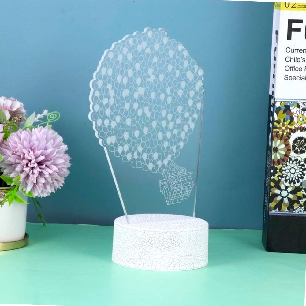 Night Light Hot Air Balloon Shape Touch Control Boys and Girls-Friendly Decorati